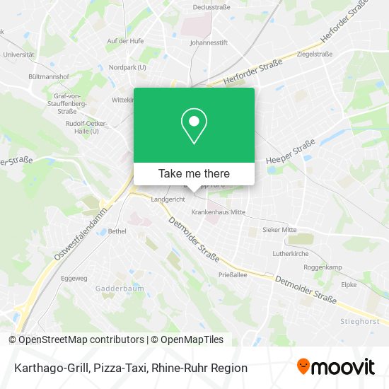 Карта Karthago-Grill, Pizza-Taxi