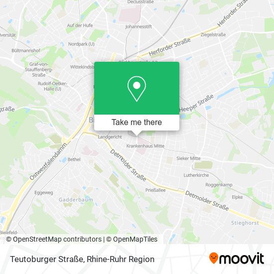 Teutoburger Straße map