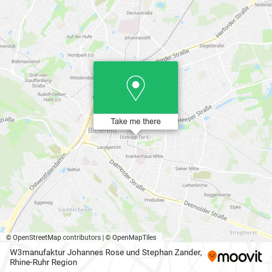 Карта W3manufaktur Johannes Rose und Stephan Zander