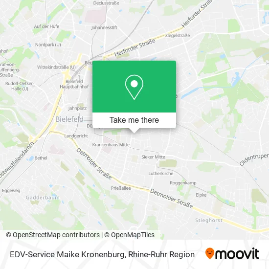 Карта EDV-Service Maike Kronenburg