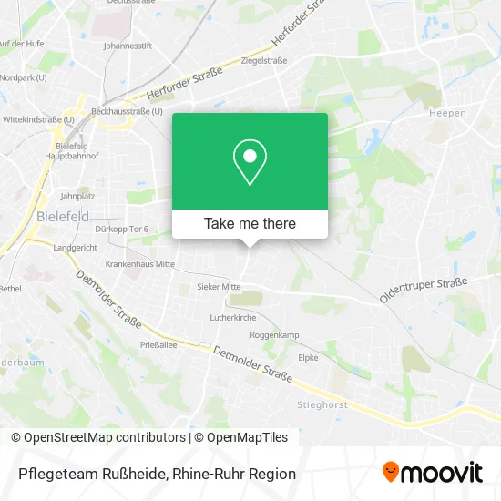 Карта Pflegeteam Rußheide
