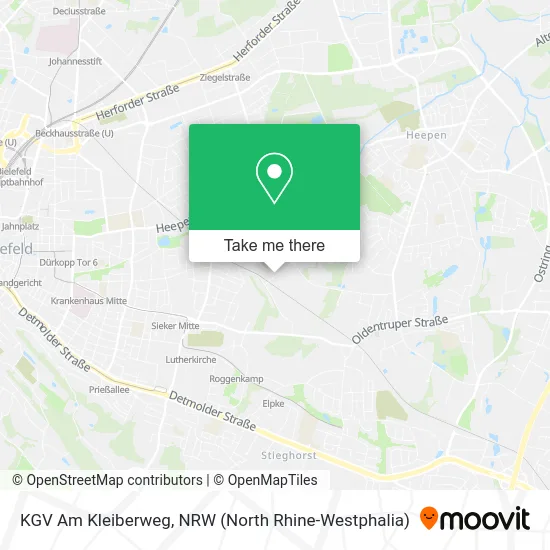 KGV Am Kleiberweg map