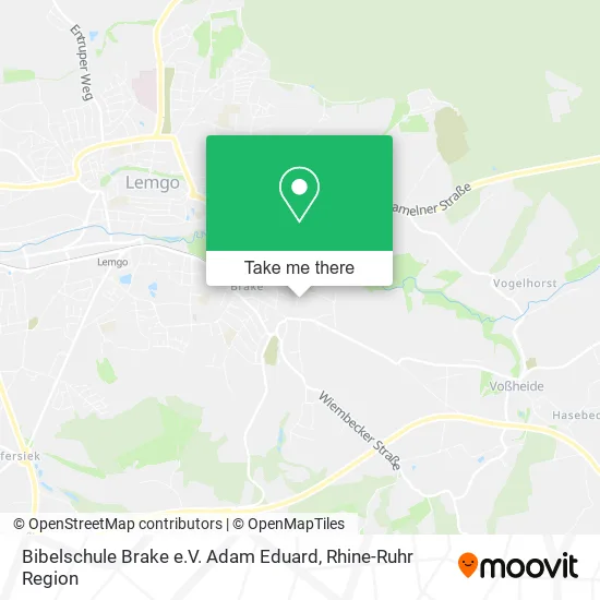 Карта Bibelschule Brake e.V. Adam Eduard