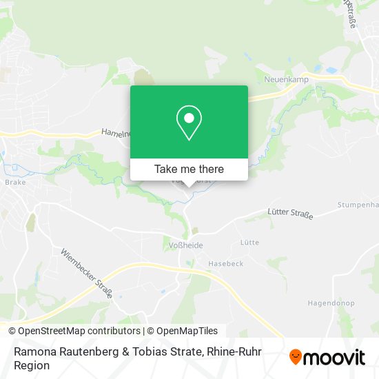 Ramona Rautenberg & Tobias Strate map