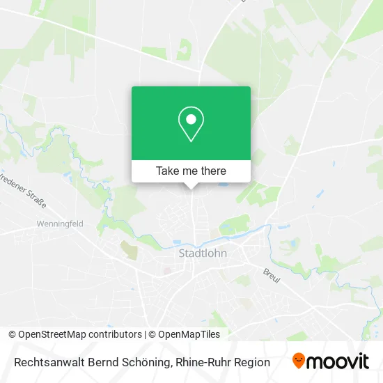 Карта Rechtsanwalt Bernd Schöning