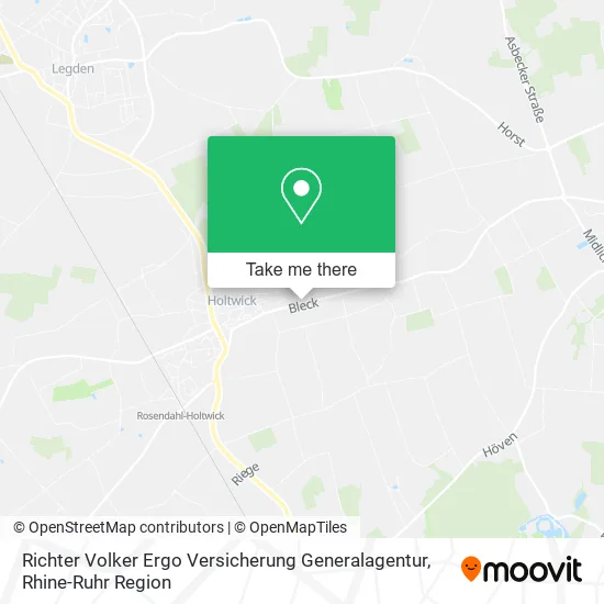 Карта Richter Volker Ergo Versicherung Generalagentur