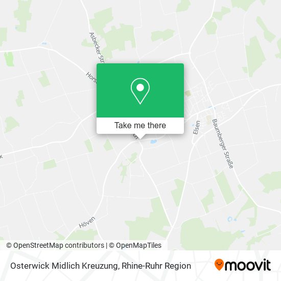 Osterwick Midlich Kreuzung map