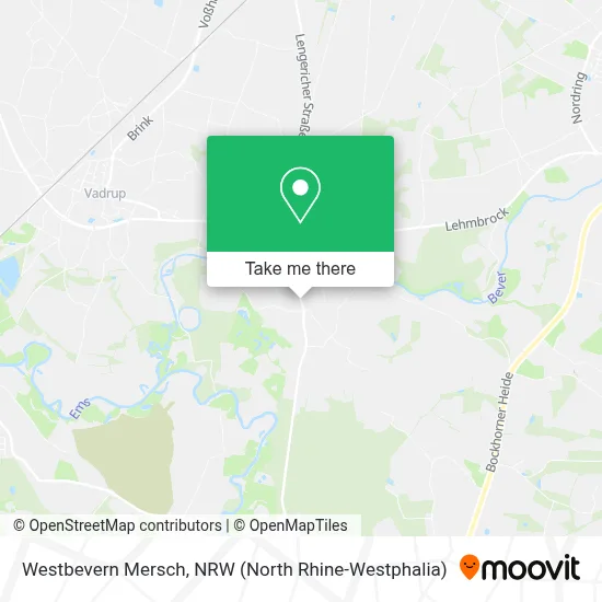 Westbevern Mersch map