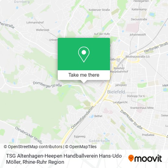 TSG Altenhagen-Heepen Handballverein Hans-Udo Möller map