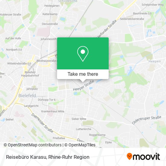 Reisebüro Karasu map
