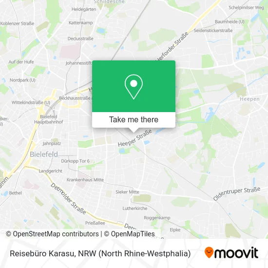 Карта Reisebüro Karasu