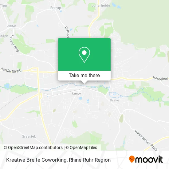Карта Kreative Breite Coworking