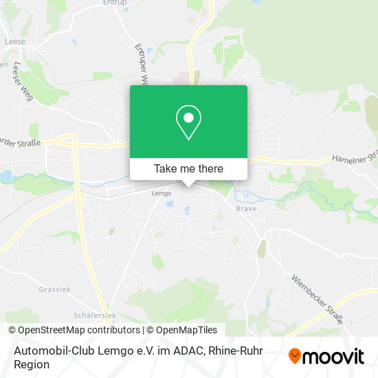 Automobil-Club Lemgo e.V. im ADAC map