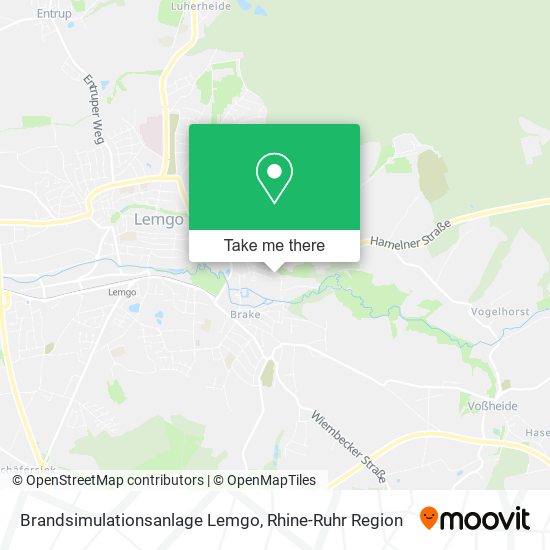 Brandsimulationsanlage Lemgo map