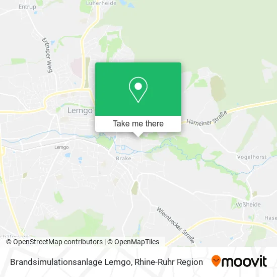 Карта Brandsimulationsanlage Lemgo