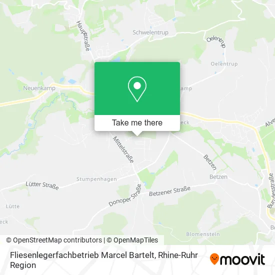 Карта Fliesenlegerfachbetrieb Marcel Bartelt