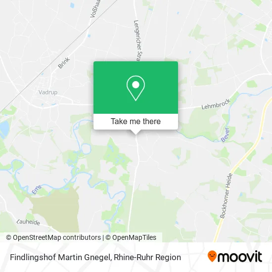 Карта Findlingshof Martin Gnegel