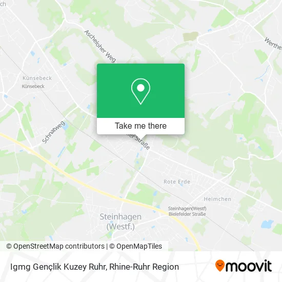 Карта Igmg Gençlik Kuzey Ruhr