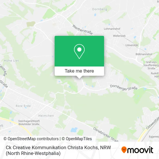 Карта Ck Creative Kommunikation Christa Kochs