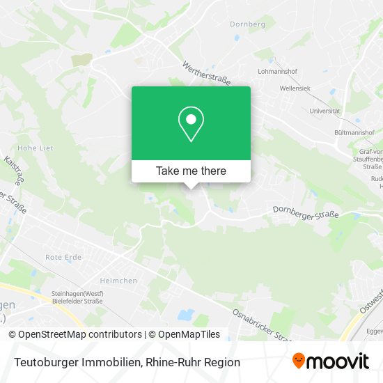 Teutoburger Immobilien map
