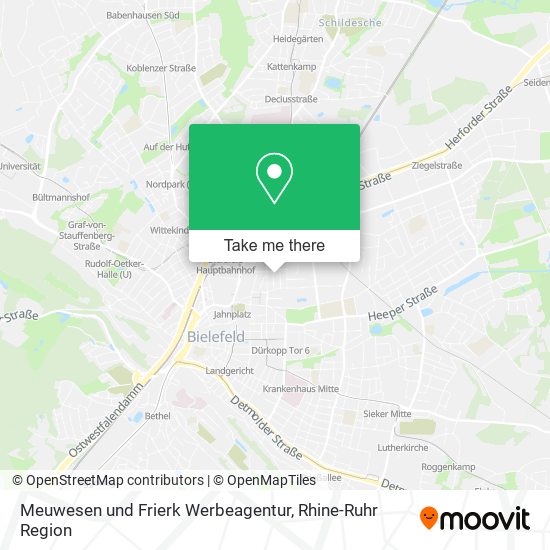 Meuwesen und Frierk Werbeagentur map