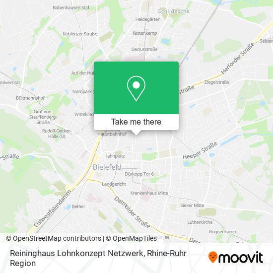 Карта Reininghaus Lohnkonzept Netzwerk