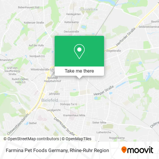 Карта Farmina Pet Foods Germany