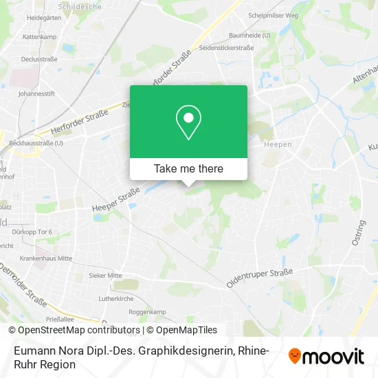 Карта Eumann Nora Dipl.-Des. Graphikdesignerin