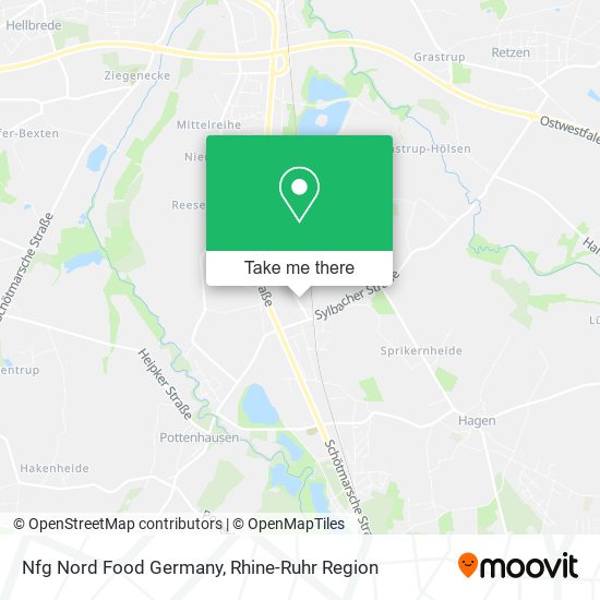 Nfg Nord Food Germany map