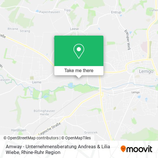 Amway - Unternehmensberatung Andreas & Lilia Wiebe map