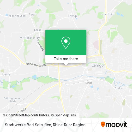 Stadtwerke Bad Salzuflen map