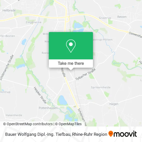 Карта Bauer Wolfgang Dipl.-Ing. Tiefbau