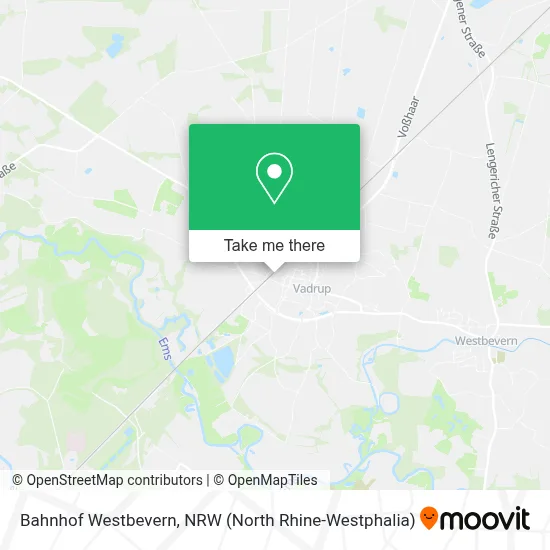 Bahnhof Westbevern map