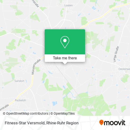 Fitness-Star Versmold map