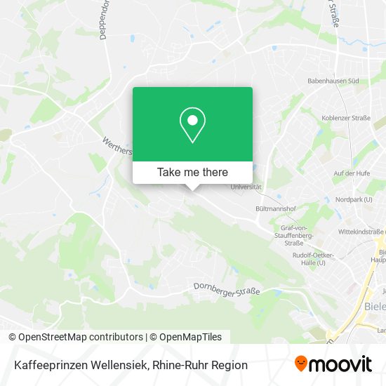 Kaffeeprinzen Wellensiek map