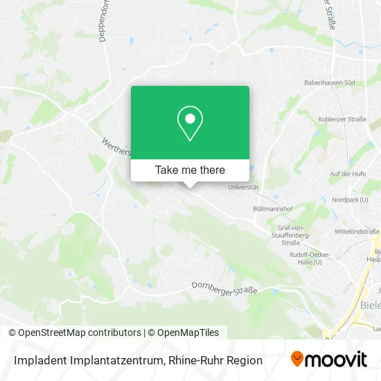 Карта Impladent Implantatzentrum