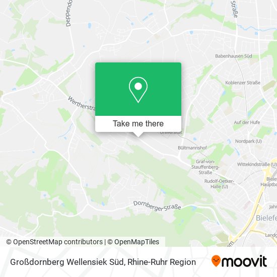 Großdornberg Wellensiek Süd map