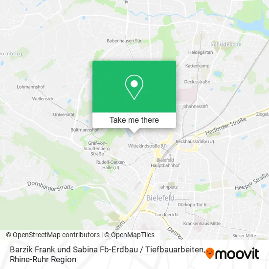 Карта Barzik Frank und Sabina Fb-Erdbau / Tiefbauarbeiten