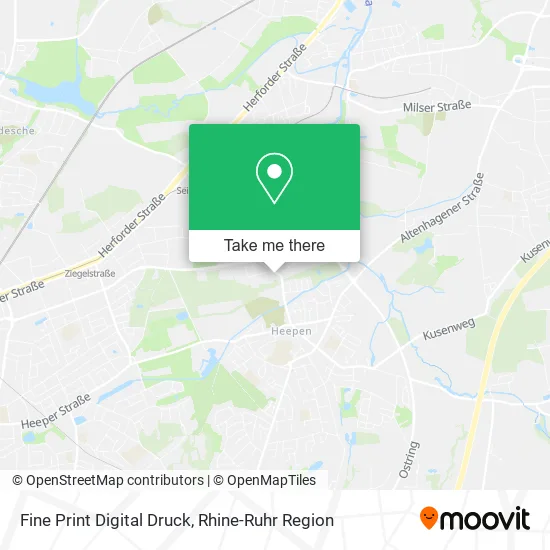 Карта Fine Print Digital Druck