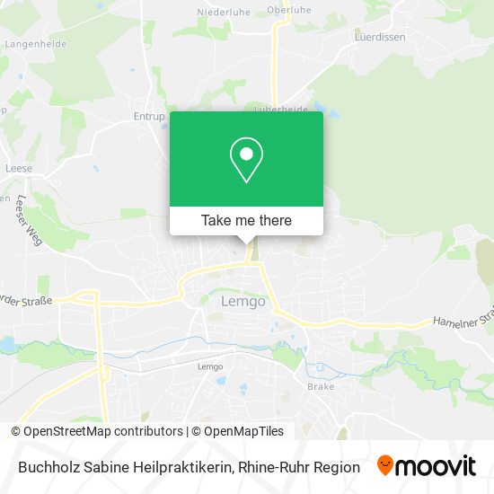 Buchholz Sabine Heilpraktikerin map