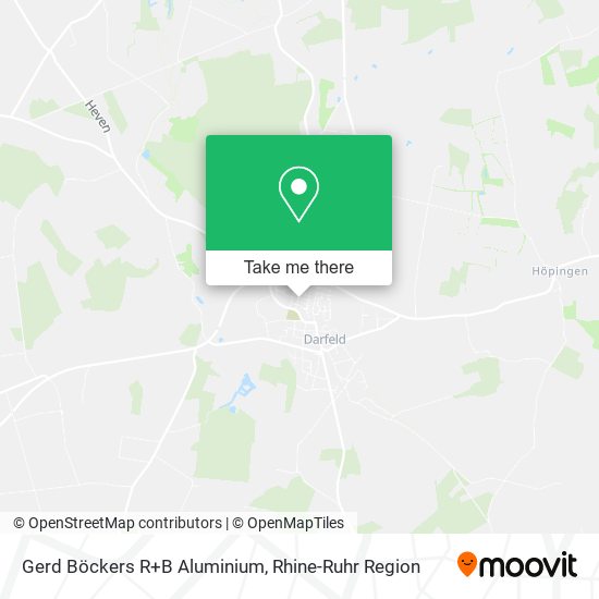 Gerd Böckers R+B Aluminium map