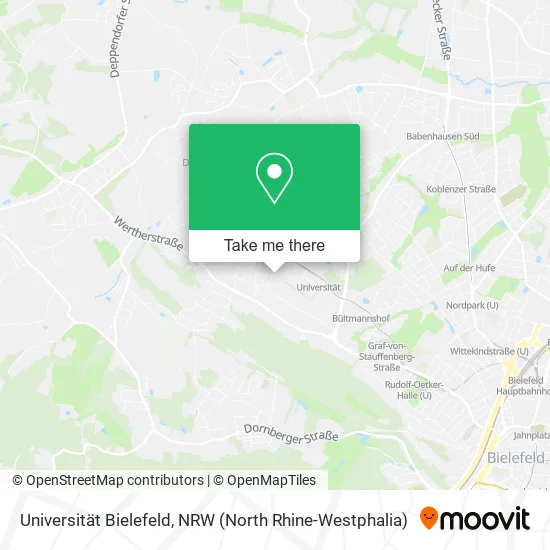 Карта Universität Bielefeld