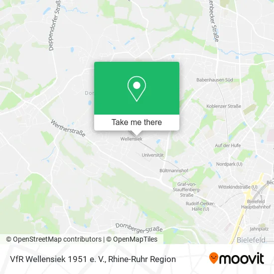 Карта VfR Wellensiek 1951 e. V.