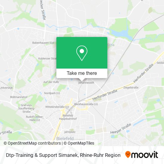 Dtp-Training & Support Simanek map