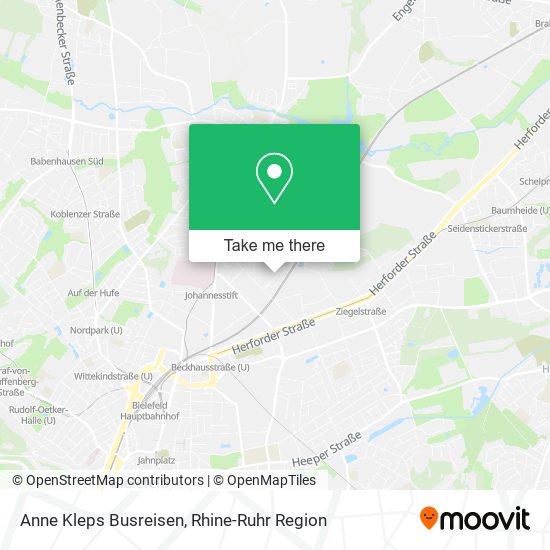 Anne Kleps Busreisen map