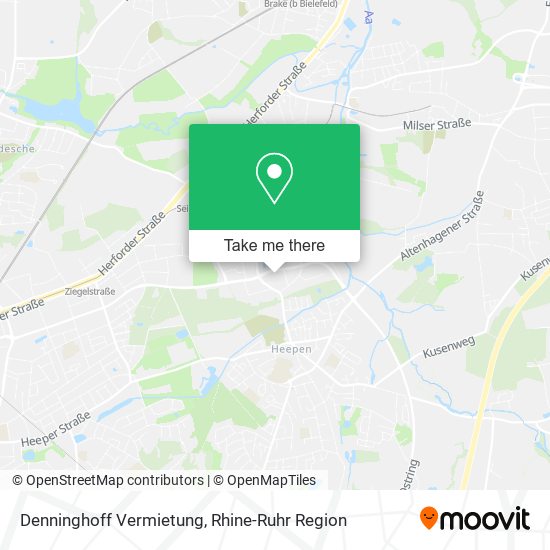 Карта Denninghoff Vermietung