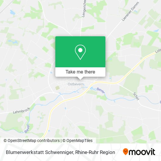 Blumenwerkstatt Schwenniger map