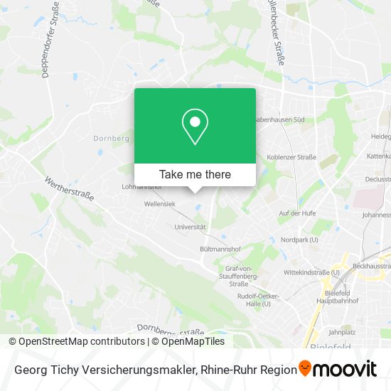 Georg Tichy Versicherungsmakler map
