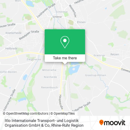 Карта Itlo Internationale Transport- und Logistik Organisation GmbH & Co