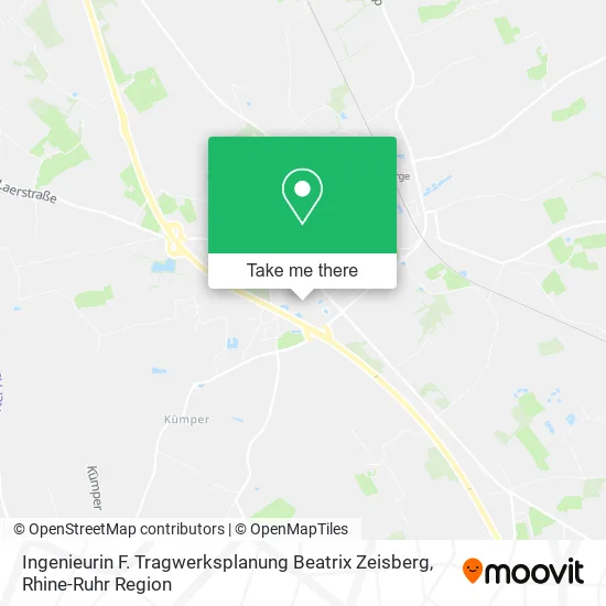Карта Ingenieurin F. Tragwerksplanung Beatrix Zeisberg
